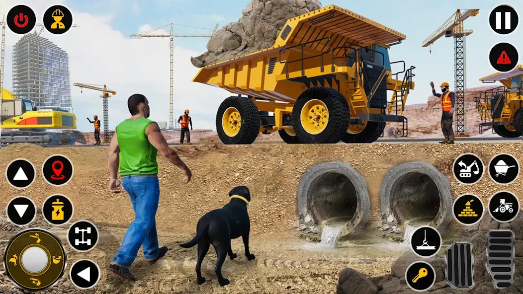 Construction Dump Truck Game MOD APK на Android — Много денег — скриншот 3