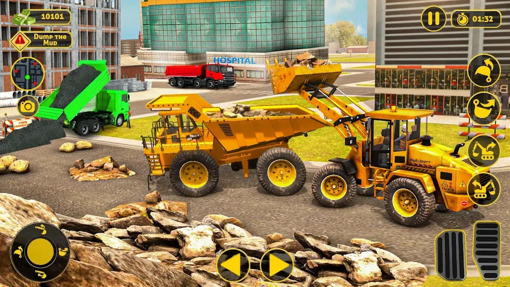 Construction Dump Truck Game MOD APK на Android — Много денег — скриншот 4