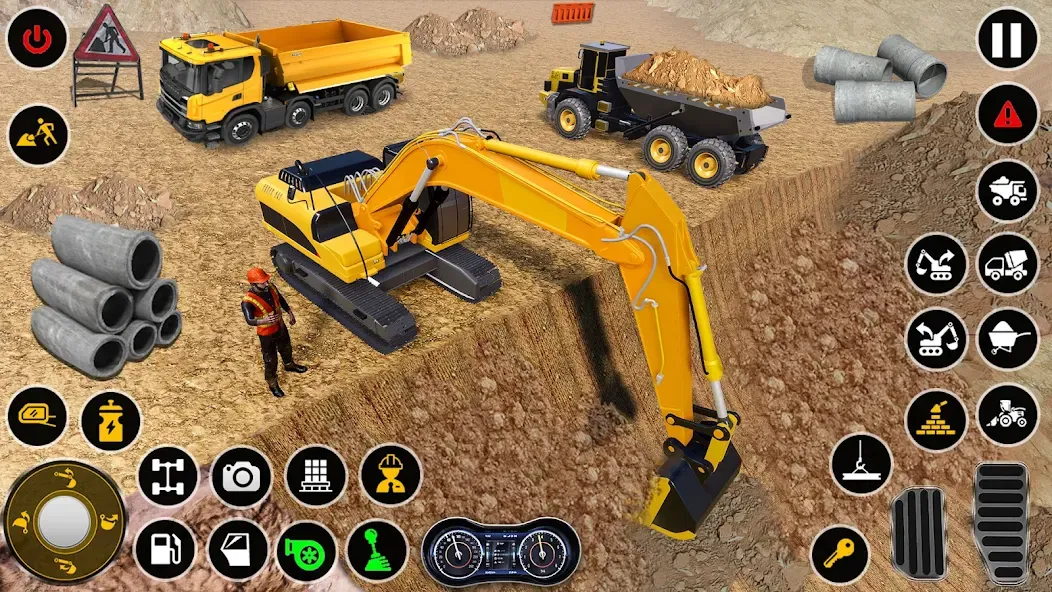 Construction Dump Truck Game MOD APK на Android — Много денег — скриншот 5