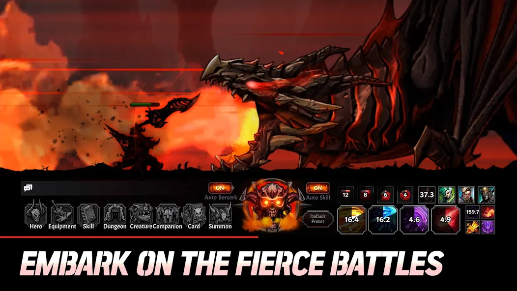 Скачать Idle Berserker: legend of rpg на телефон — Много денег — скриншот 1