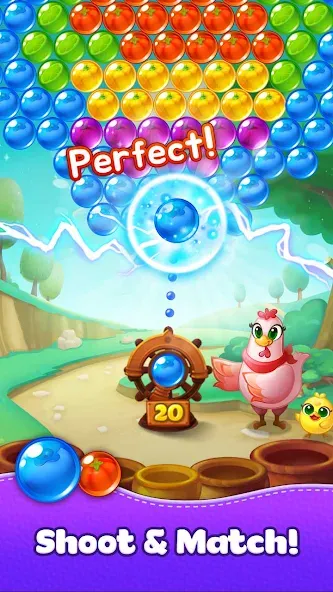 Bubble CoCo : Bubble Shooter MOD APK на Android — Много денег — скриншот 1