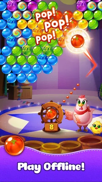 Bubble CoCo : Bubble Shooter MOD APK на Android — Много денег — скриншот 5