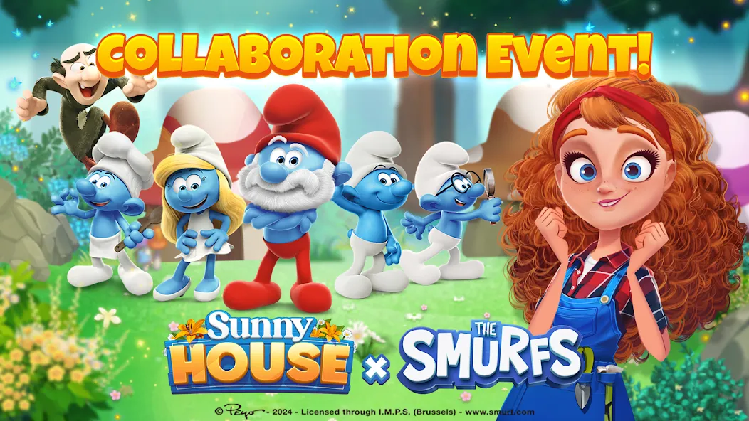 Скачать Merge Manor x The Smurf Collab — Последняя версия (Много денег) — скриншот 1 Скачать Merge Manor x The Smurf Collab — Последняя версия (Много денег) — скриншот 1