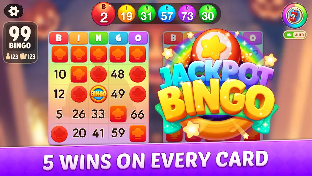 Скачать Bingo Frenzy®-Live Bingo Games с модом — Много билетов и бонусов — скриншот 1