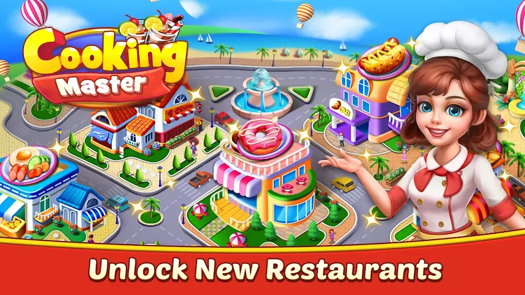 Скачать Cooking Master:Restaurant Game на Android — Много денег — скриншот 1