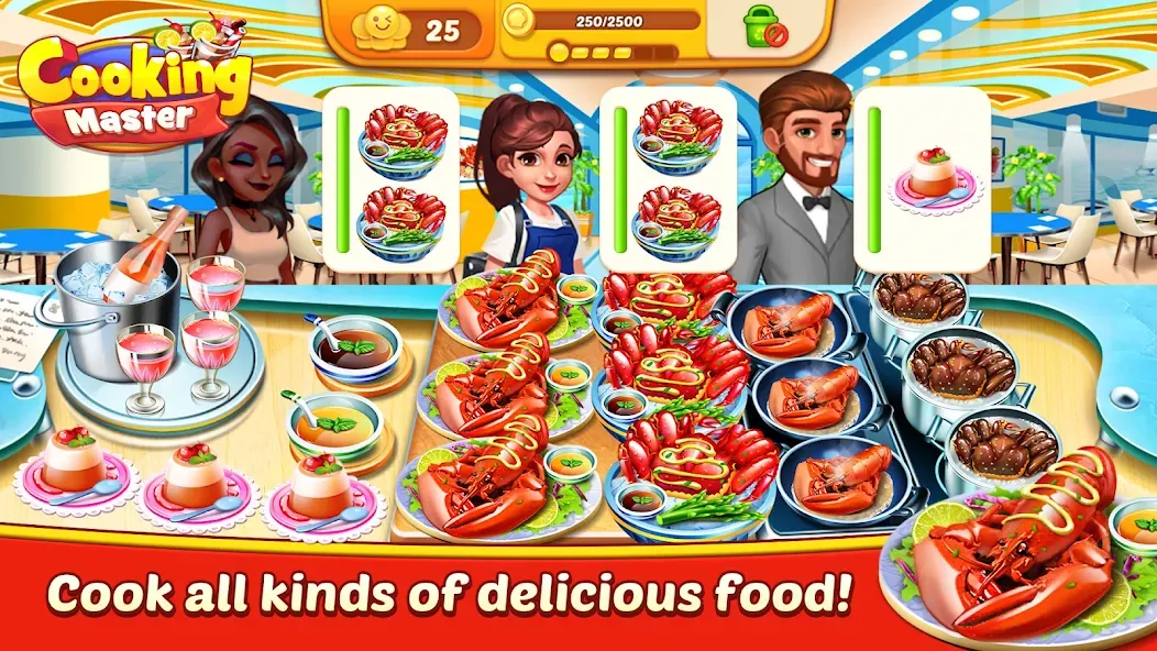 Скачать Cooking Master:Restaurant Game на Android — Много денег — скриншот 4
