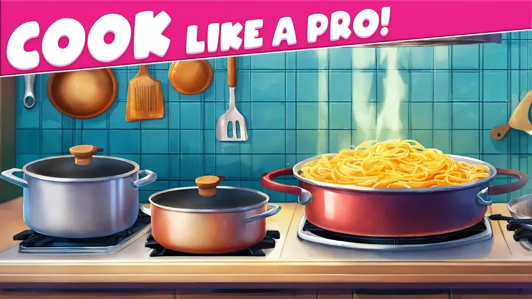Скачать Cooking Taste Restaurant Games — Много денег и золота — скриншот 1