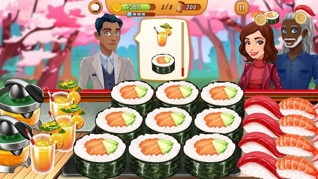 Cooking Team: Restaurant Games — Много денег и бесконечные кристаллы — скриншот 3