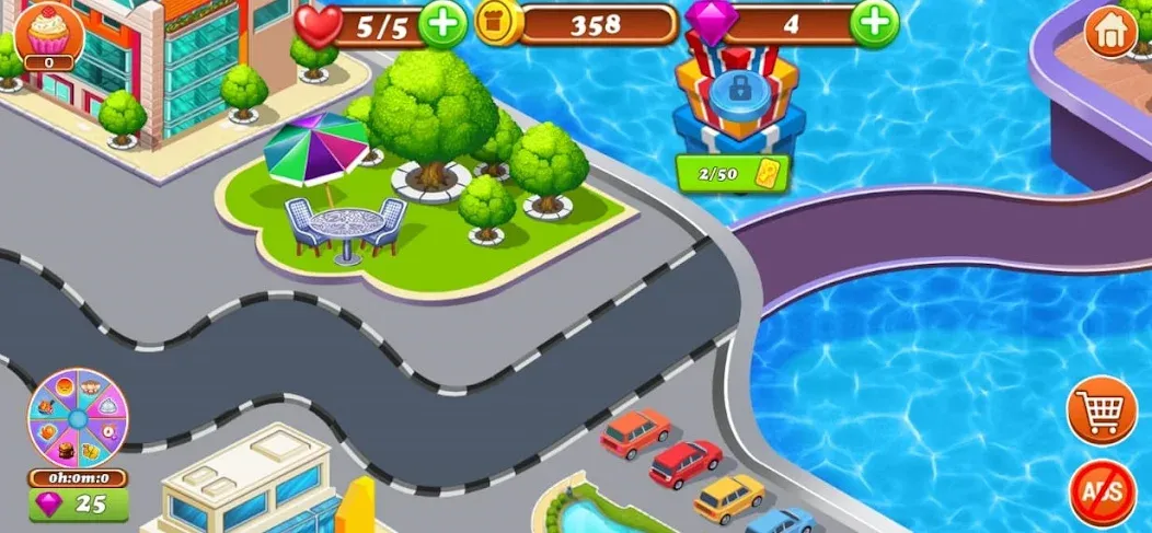 Food Game Crazy Super Chef на Андроид — Много денег — скриншот 2