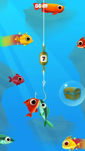 Go Fishing - by Coolmath Games Mod APK Много денег — Скачать на Андроид — скриншот 1
