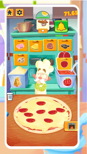 Скачать Pizza Maker - Cooking Games (Мод: Много денег) на Андроид — скриншот 2