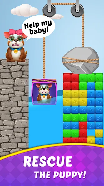 Cube Blast Journey: Toon & Toy MOD APK на Android — Много денег — скриншот 3 Cube Blast Journey: Toon & Toy MOD APK на Android — Много денег — скриншот 3