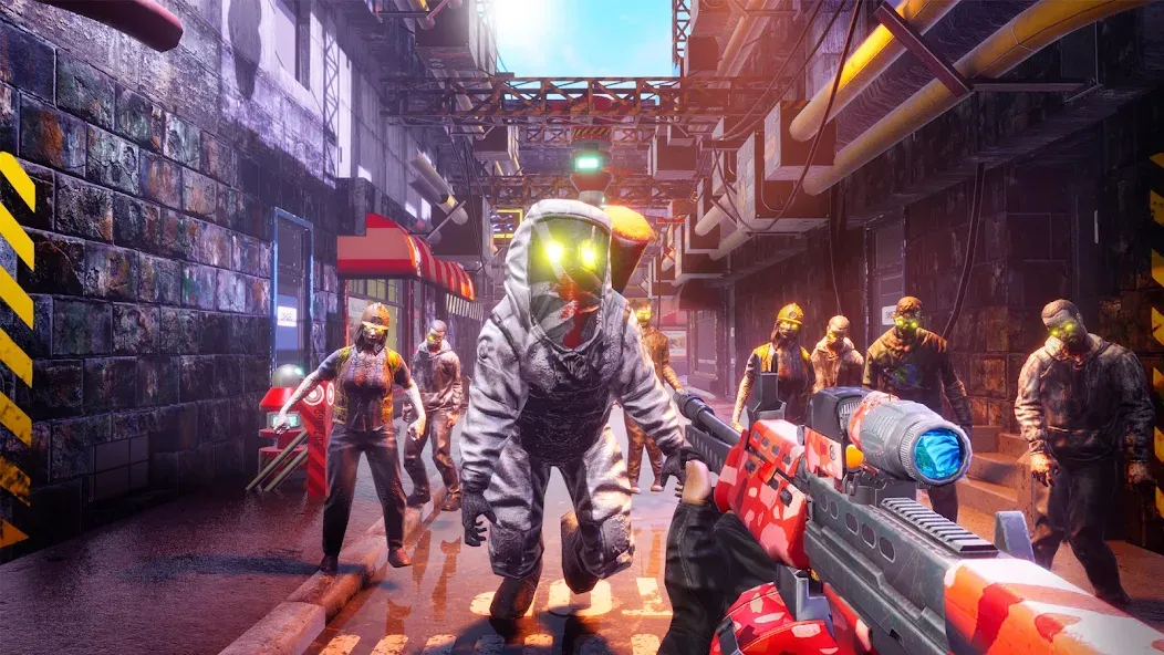 Скачать Zombie Fire 3D: Offline Game с модом — Бесконечные деньги и патроны — скриншот 3