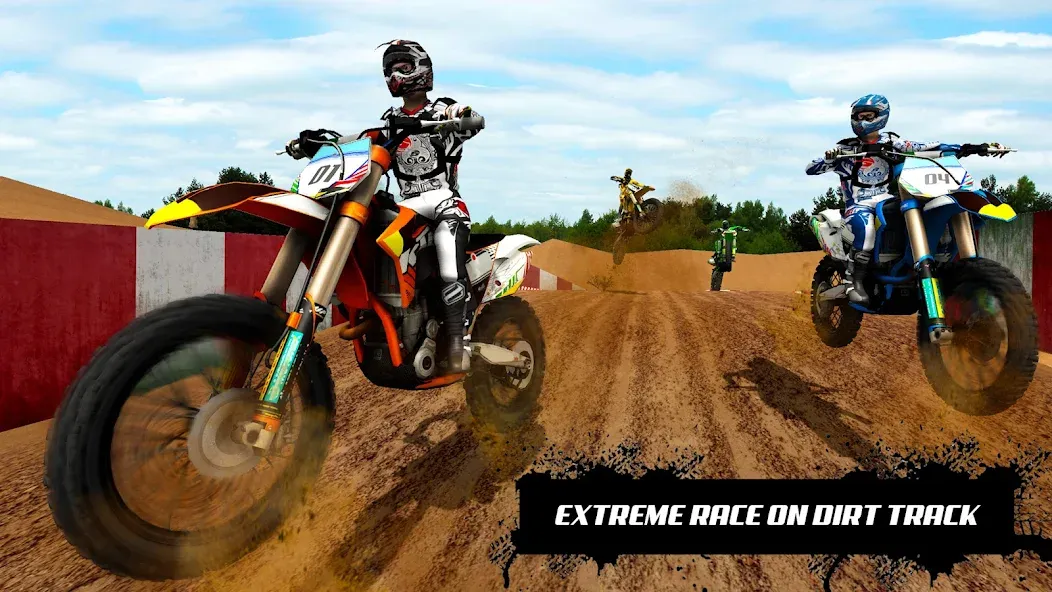 Mountain Dirt Bike Champions (Мод Много денег и всё открыто) — скриншот 3 Mountain Dirt Bike Champions (Мод Много денег и всё открыто) — скриншот 3