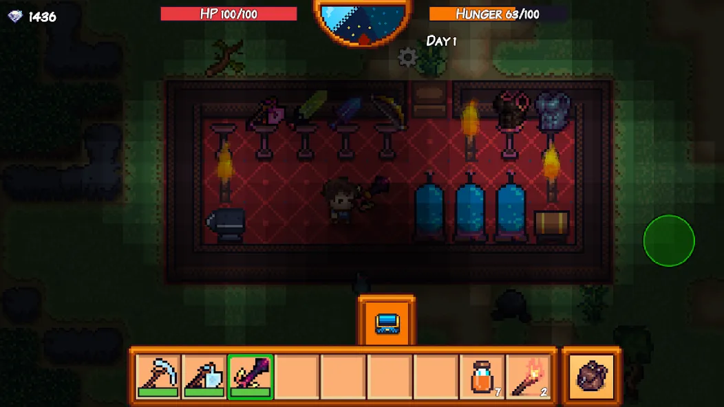 Pixel Survival Game 3 MOD — Много денег и ресурсов на Андроид — скриншот 2