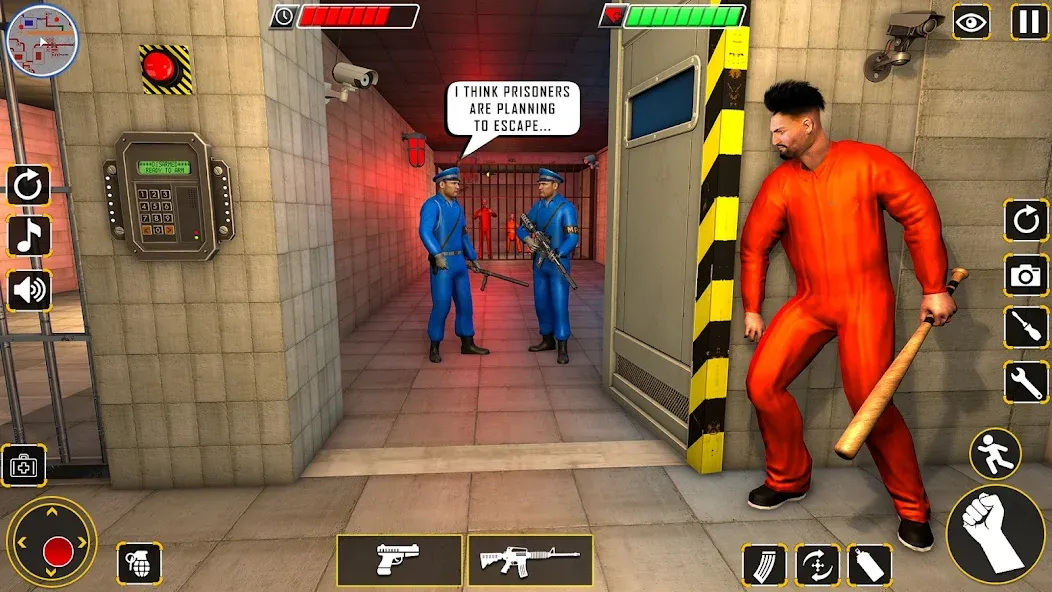 Grand Jail Prison: Escape Game — Взломанная версия (Бессмертие и Все Разблокировано) — скриншот 2