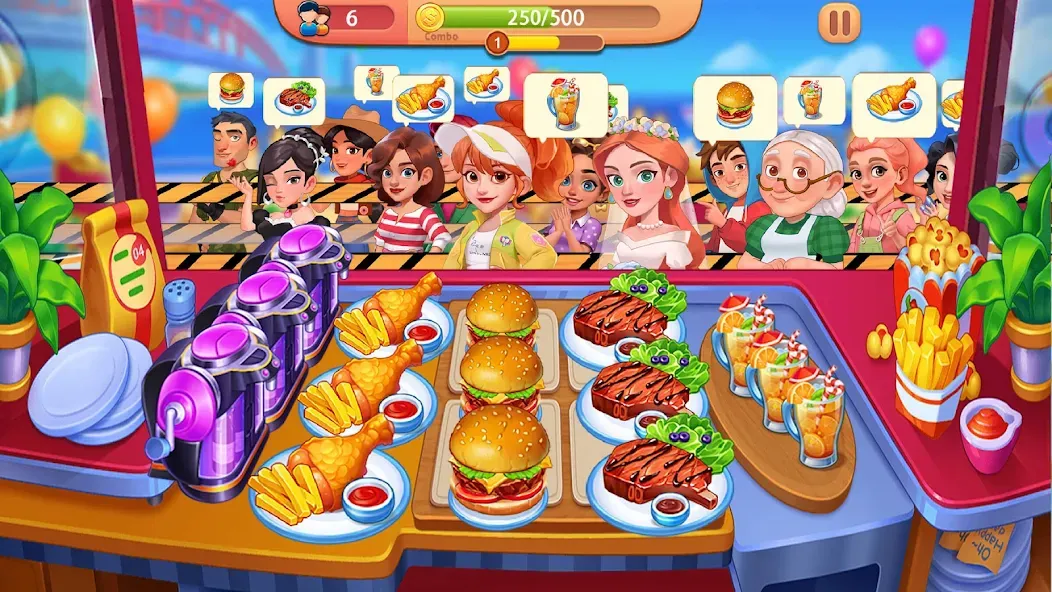 Cooking Journey: Cooking Games MOD APK — Много денег и без рекламы — скриншот 1