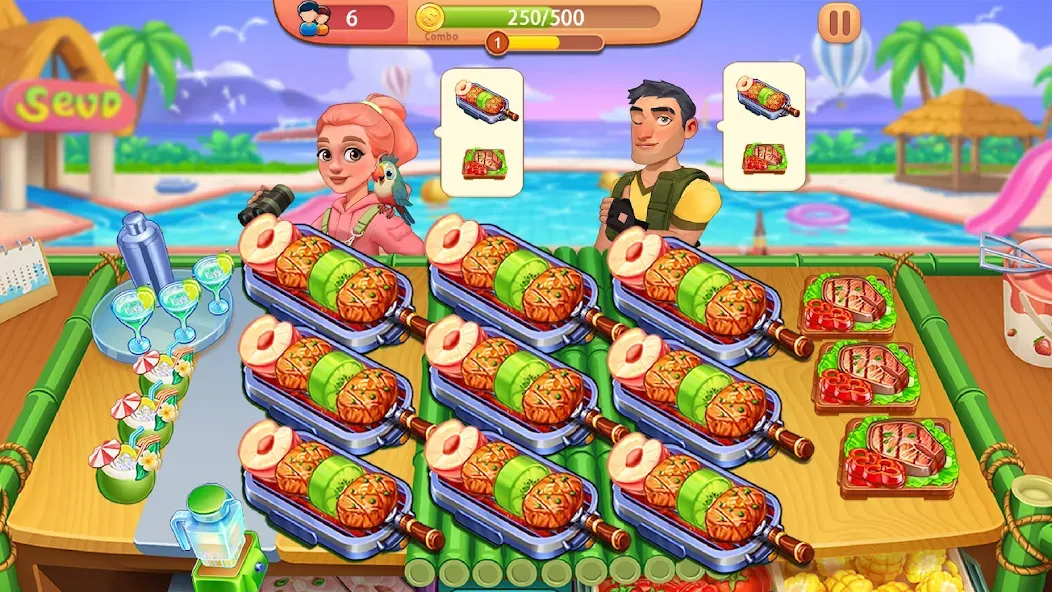 Cooking Journey: Cooking Games MOD APK — Много денег и без рекламы — скриншот 4