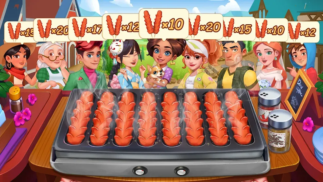 Cooking Journey: Cooking Games MOD APK — Много денег и без рекламы — скриншот 5