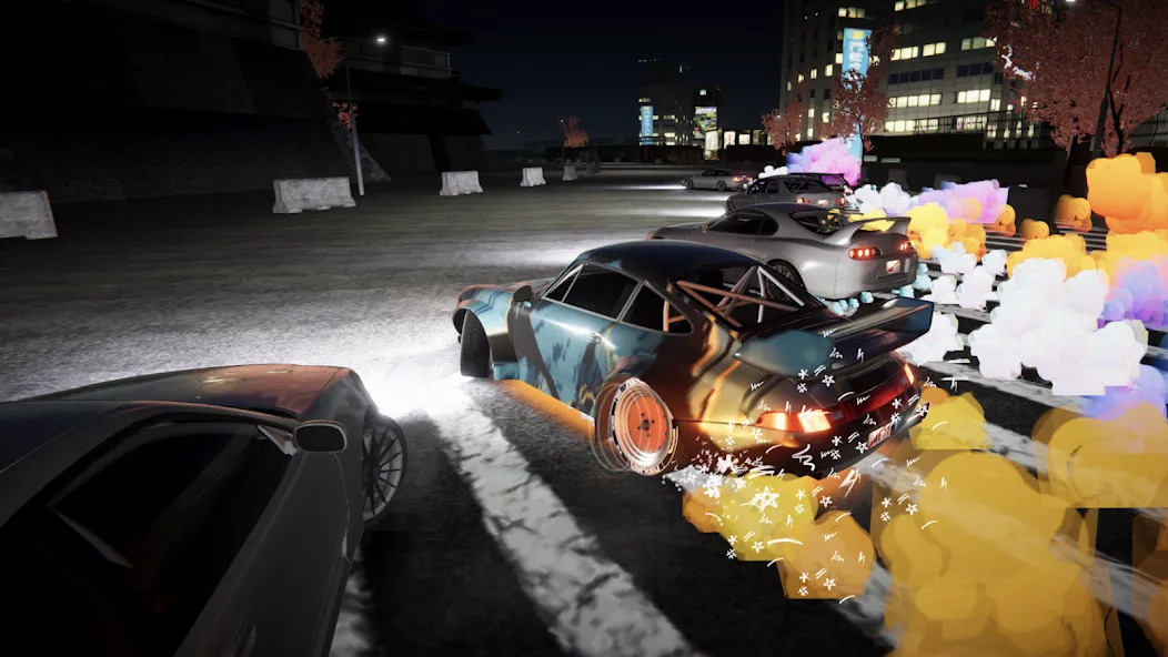 Kanjozokuレーサ Racing Car Games — Много денег и бесконечная нитро — скриншот 1
