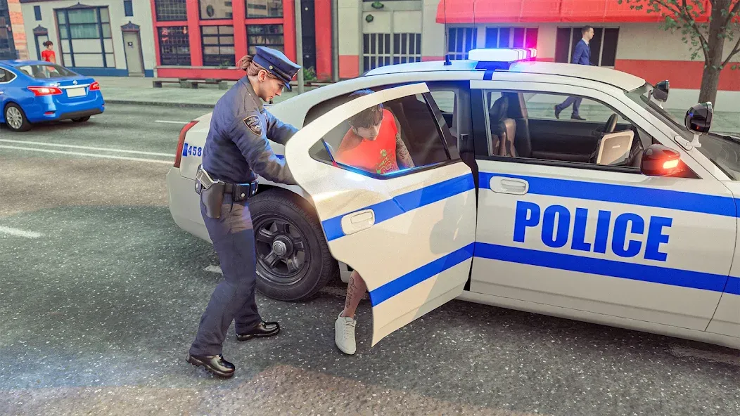 Police Simulator Job Cop Game MOD APK — Много денег — скриншот 2 Police Simulator Job Cop Game MOD APK — Много денег — скриншот 2