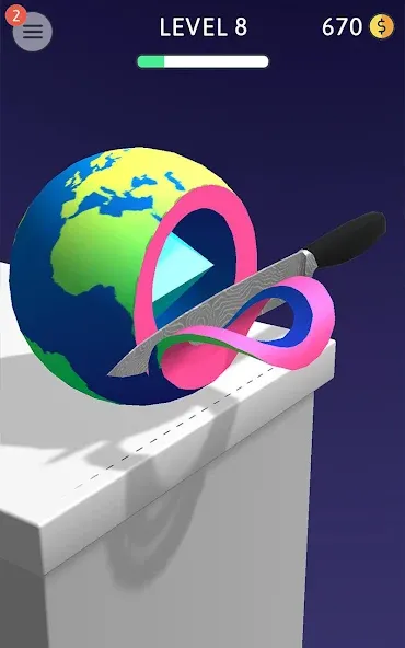 ASMR Slicing MOD APK — Всё разблокировано — скриншот 4