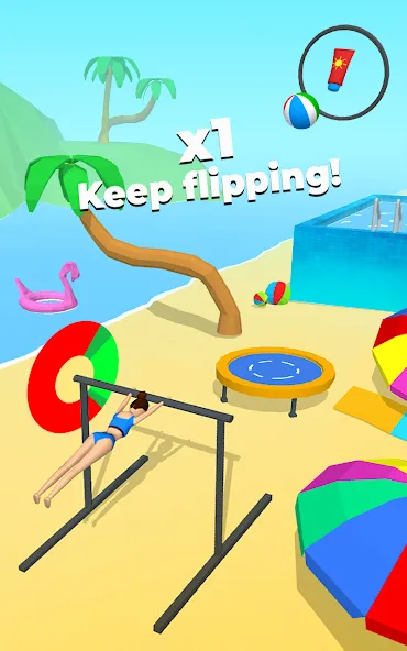 Скачать Flip Jump Stack! с модом — Взлом на много денег — скриншот 3