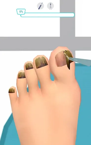 Foot Clinic - ASMR Feet Care (Мод Много денег) — скриншот 3