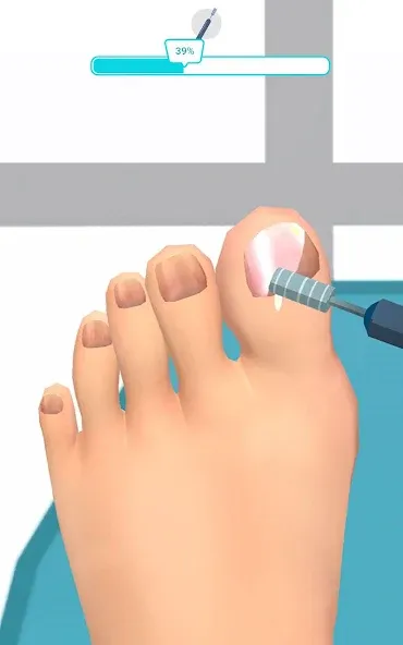 Foot Clinic - ASMR Feet Care (Мод Много денег) — скриншот 5