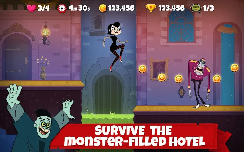 Hotel Transylvania Adventures MOD APK на Android — Много денег — скриншот 1 Hotel Transylvania Adventures MOD APK на Android — Много денег — скриншот 1
