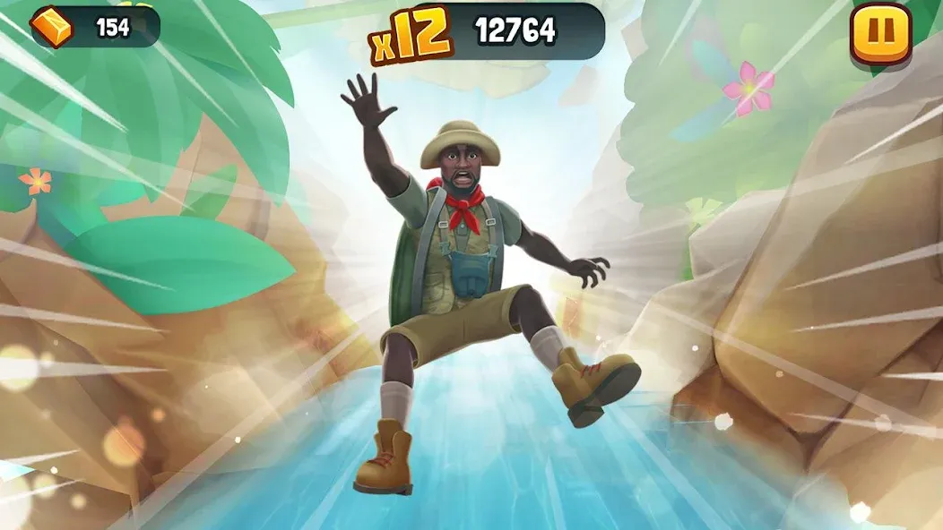 Взломанная Jumanji: Epic Run на Андроид — Много денег — скриншот 5
