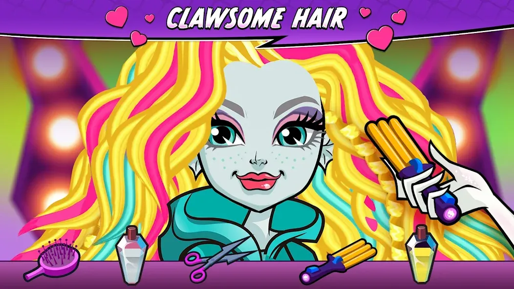 Monster High™ Beauty Salon MOD APK на Android — Все открыто — скриншот 2