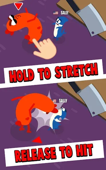 Sausage Wars.io Mod APK Меню модом — Скачать на Андроид — скриншот 2