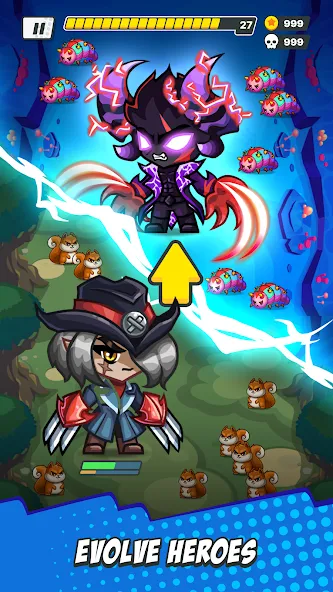 Fantasy Journey: Survival ARPG MOD APK на Android — Бессмертие и Урон — скриншот 2