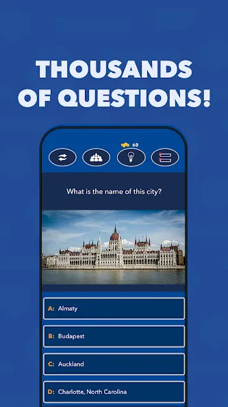 Взломанная General Knowledge Quiz на Андроид — Много денег и без рекламы — скриншот 5