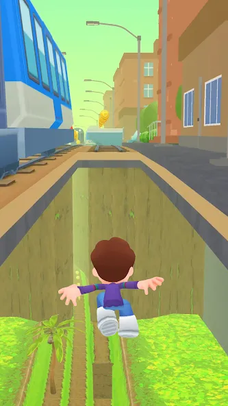 Взлом Subway Craft: Fun Runner — Много денег — скриншот 1