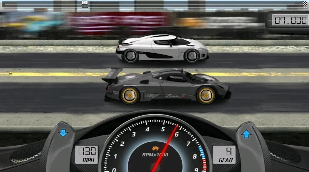 Скачать Drag Racing (Мод: Много денег) на Андроид — скриншот 2