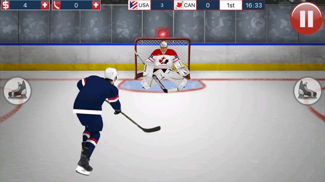 Скачать Hockey MVP на Андроид — Много денег — скриншот 1