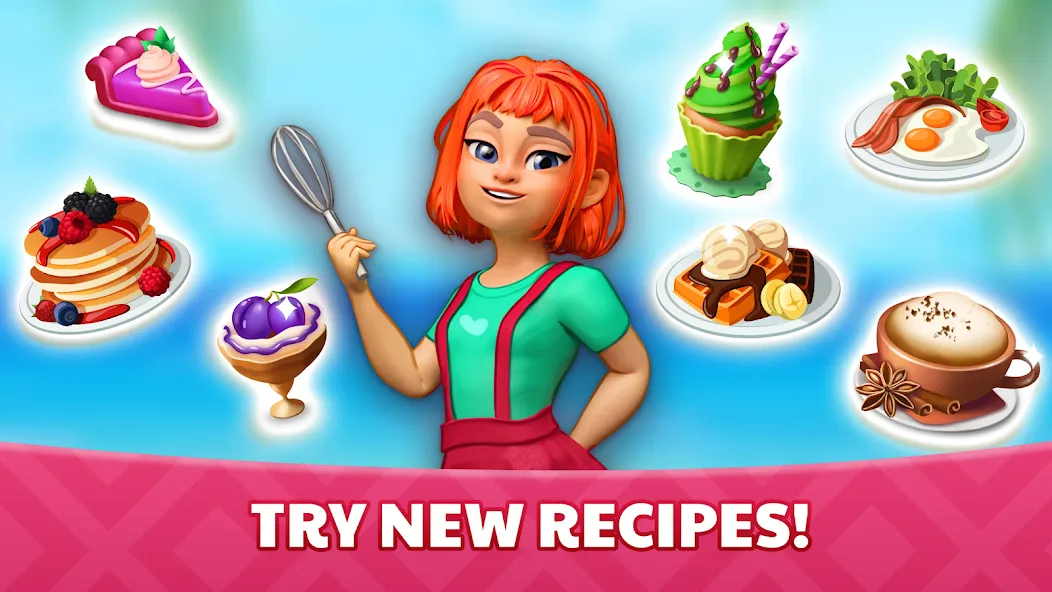 Cooking Cup: Fun Cafe Games MOD APK на Android — Много денег и без рекламы — скриншот 2
