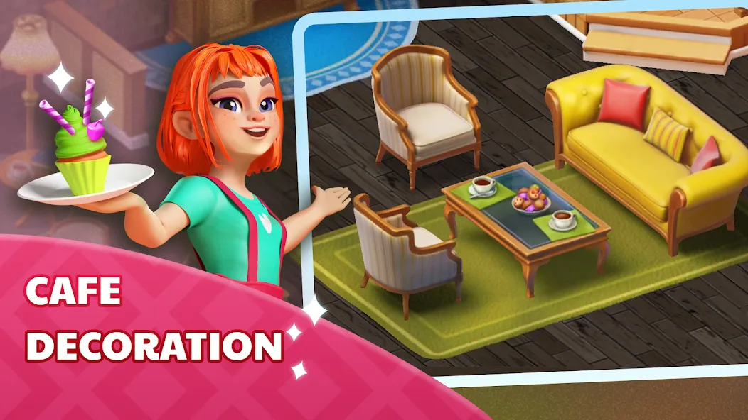 Cooking Cup: Fun Cafe Games MOD APK на Android — Много денег и без рекламы — скриншот 3