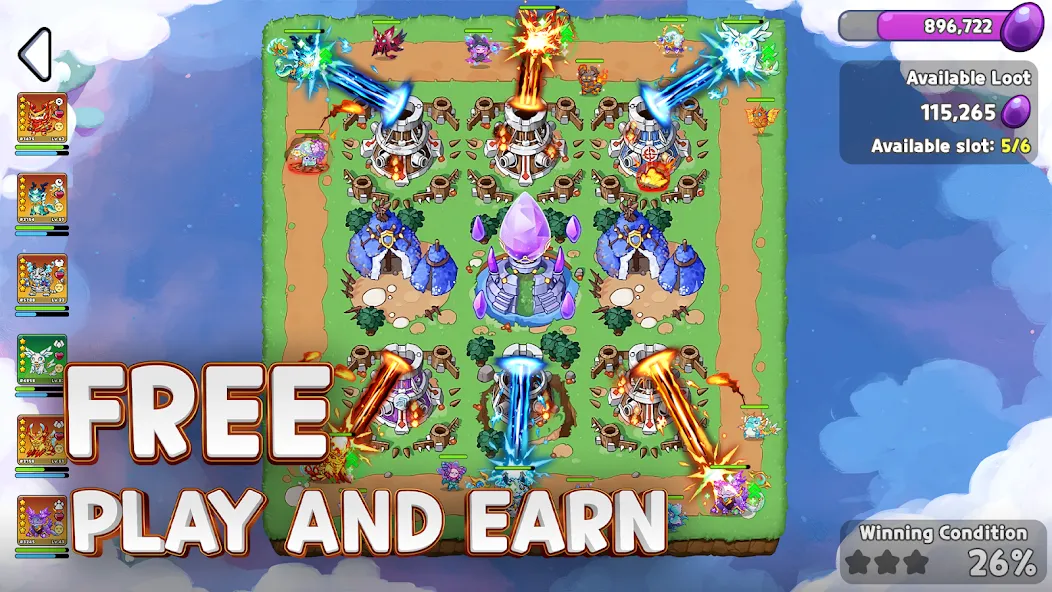 Взлом Monsterra: Crypto & NFT Game — Много денег — скриншот 1