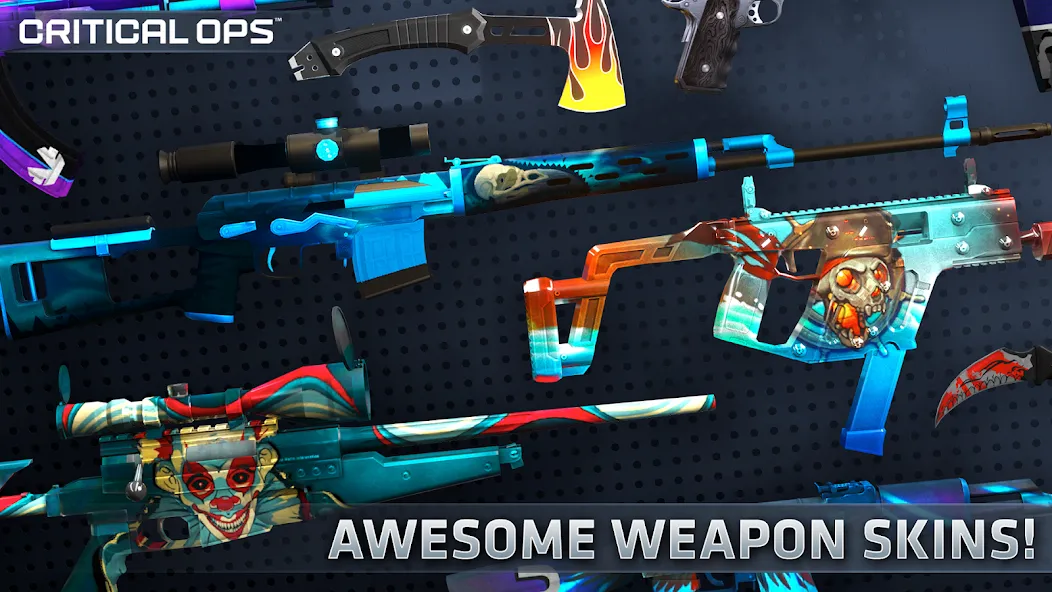 Взломанная Critical Ops: Multiplayer FPS на Андроид — Много денег и патроны — скриншот 3