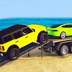 Скачать Trailer Truck Car Transport 3D на Android — Много денег