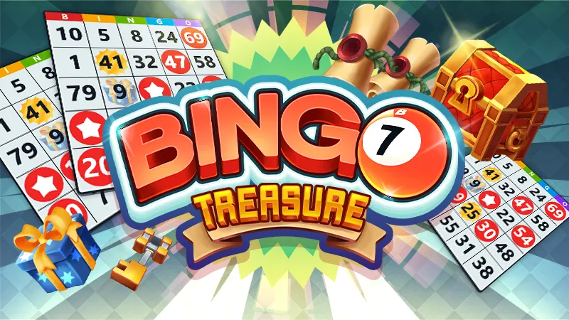 Bingo Treasure - Bingo Games MOD — Много денег на Андроид — скриншот 1
