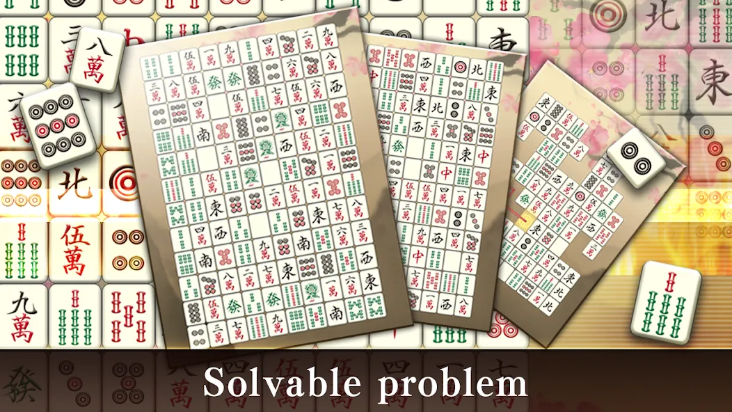 Mahjong Puzzle Shisensho (Мод Бесконечные подсказки) — скриншот 2