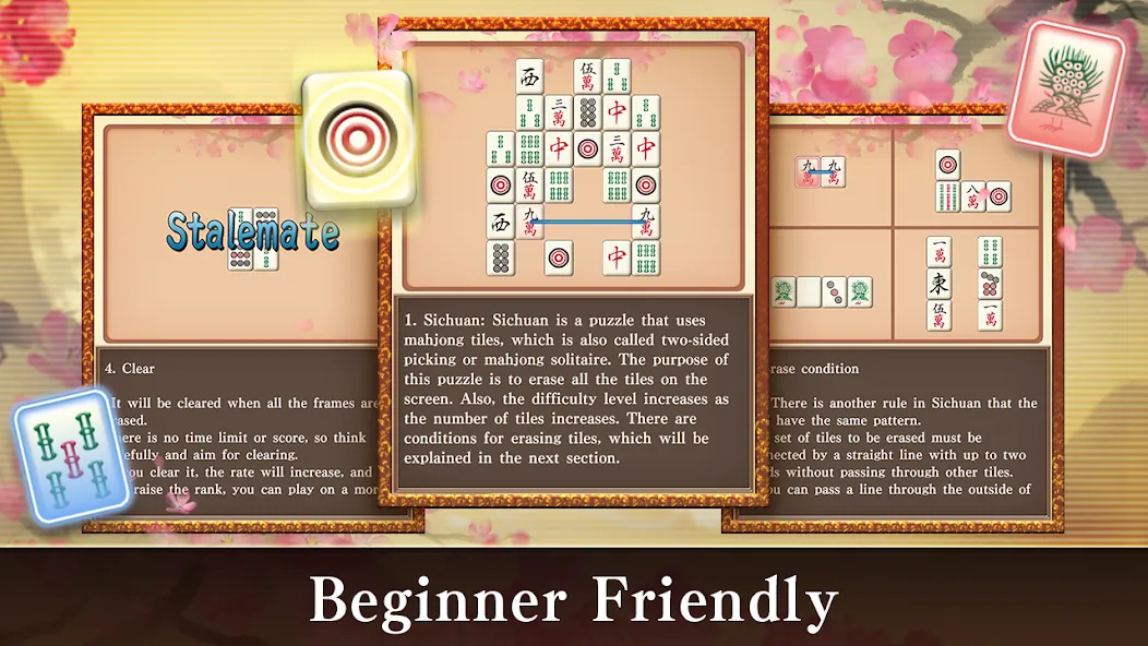 Mahjong Puzzle Shisensho (Мод Бесконечные подсказки) — скриншот 3