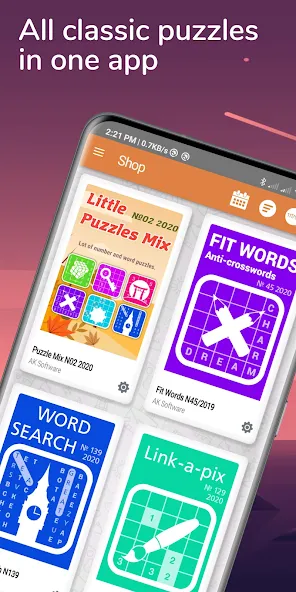 Puzzle Book: Daily puzzle page на Андроид — Всё разблокировано — скриншот 1 Puzzle Book: Daily puzzle page на Андроид — Всё разблокировано — скриншот 1