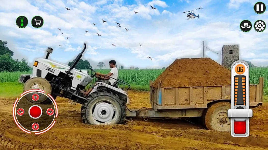 Скачать взломанную Tractor Simulator Farm Games — Много денег — скриншот 1