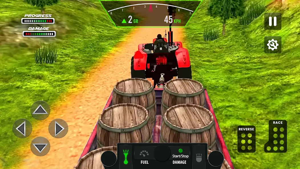 Скачать взломанную Tractor Simulator Farm Games — Много денег — скриншот 4