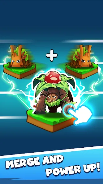 Merge Plants – Monster Defense на Андроид — Много денег — скриншот 3